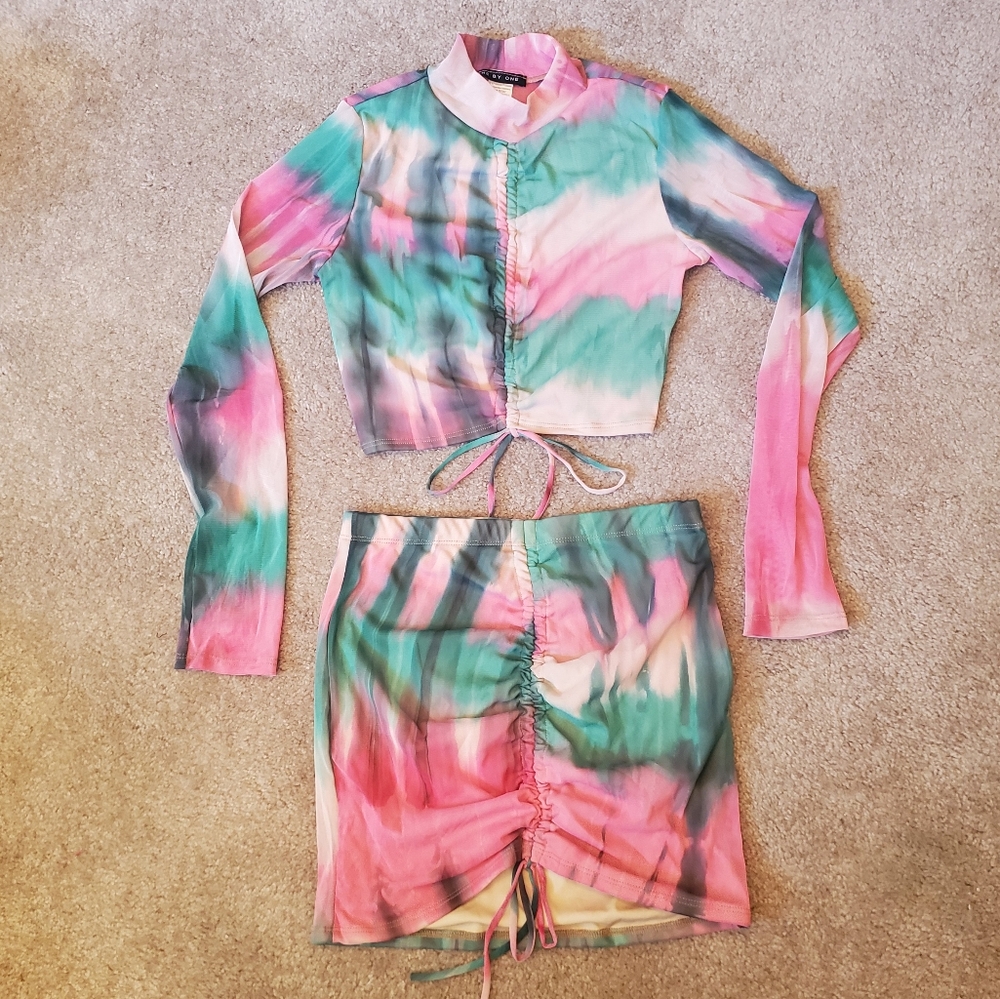 BRAND NEW from Dolls Kill Watermelon Away On Vacay Bodycon Skirt